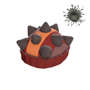 Unusual Bomb Beanie (Orbiting Fire)