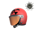 Unusual Death Racer's Helmet (It's a puzzle to me)