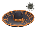 Unusual Skullbrero (Sparkling Lights)