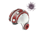 Unusual Cyborg Stunt Helmet (Amaranthine)