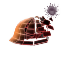 Unusual Defragmenting Hard Hat 17% (Omniscient Orb)