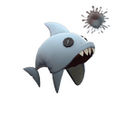 Unusual Cranial Carcharodon (Neutron Star)