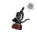Unusual Respectless Robo-Glove (Scorching Flames)