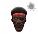 Unusual Demoman's Fro (Scorching Flames)