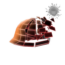 Unusual Defragmenting Hard Hat 17% (Head of Steam)