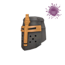 Unusual Brass Bucket (Violet Vortex)