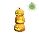 Strange Unusual Towering Patch of Pumpkins (Shrieking Shades)