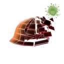 Unusual Defragmenting Hard Hat 17% (Omniscient Orb)
