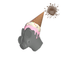 Unusual Melted Mop (Orbiting Planets)
