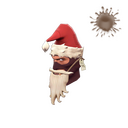 Unusual Shoestring Santa (Nuts n' Bolts)