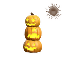 Unusual Towering Patch of Pumpkins (Steaming)