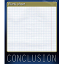Blank sheet