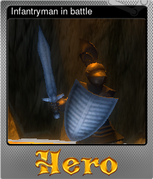 Infantryman in battle