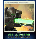 Space Marines vs Necrons (Trading Card)