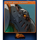 The war golem, Calibretto