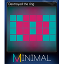 Destroyed the ring