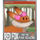 Girly Fox (Foil Trading Card)