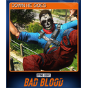 DOWN HE GOES