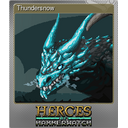 Thundersnow (Foil Trading Card)