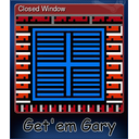Closed Window