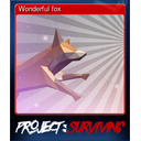 Wonderful fox (Trading Card)