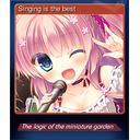 Singing is the best (Trading Card)