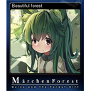 Beautiful forest (Trading Card)