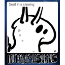 Snail in a clearing