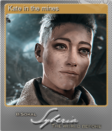 Kate in the mines