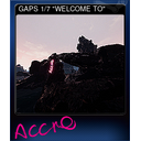 GAPS 1/7 "WELCOME TO"