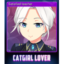 Satisfied teacher