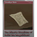 Goodbye Note (Foil)