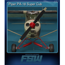 Piper PA-18 Super Cub (Trading Card)