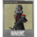 Gasmask Dude (Foil Trading Card)