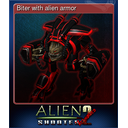 Biter with alien armor