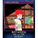 I was a little boy