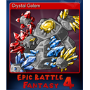 Crystal Golem (Trading Card)