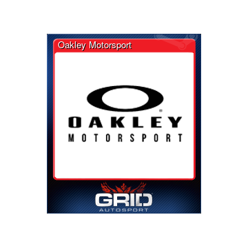 oakley motorsports