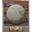 Angry boulder (Foil Trading Card)