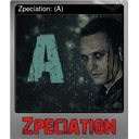 Zpeciation: (A) (Foil)