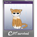 Sad Cat (Foil Trading Card)