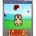 The hedgehog and butterflies (Foil)