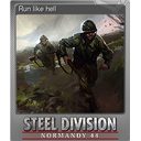 Run like hell (Foil Trading Card)