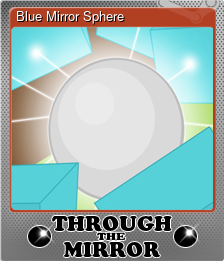 Blue Mirror Sphere