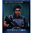 Light Infantry Commander (Trading Card)