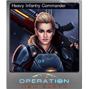 Heavy Infantry Commander (Foil Trading Card)