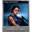 Sniper Commander (Foil Trading Card)
