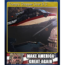 Trump's Chopper Over D.C. (Trading Card)