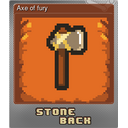 Axe of fury (Foil)