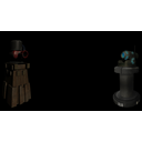 Two different towers